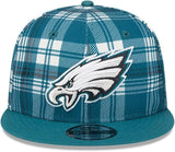 Philadelphia Eagles New Era 2024 Sideline Statement 9FIFTY Snapback Hat - Green