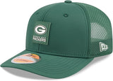 Green Bay Packers New Era 2025 Sideline 9SEVENTY Adjustable Trucker Hat - Green