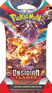 Pokemon Scarlet & Violet: Obsidian Flames 1 Sleeved -Booster Pack Blister (1 Random Pack)