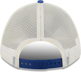 New Era 9FORTY MLB Toronto Blue Jays Chrome Arch M-Crown A-Frame Rope Adjustable Trucker Snapback Cap - White