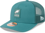 Philadelphia Eagles New Era 2025 Sideline 9SEVENTY Adjustable Trucker Hat - Green