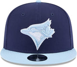 Men's New Era 9FIFTY MLB Toronto Blue Jays Two Toned Color Pack Adjustable Cap - Navy