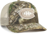 Men's Montreal Canadiens NHL Hockey RealTree APX '47 Hitch Snapback Trucker Hat