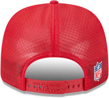San Francisco 49ers New Era 2025 Sideline 9SEVENTY Adjustable Trucker Hat - Red