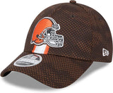 Men's Cleveland Browns New Era 2024 Sideline 9FORTY Stretch-Snap Hat - Brown