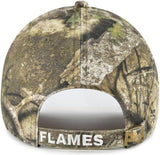 Men's Calgary Flames NHL Hockey RealTree APX '47 Clean Up Buckle Hat