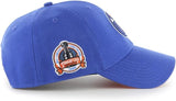 Men's '47 NHL Edmonton Oilers Sure Shot MVP Adjustable Snapback Hat Cap - Blue