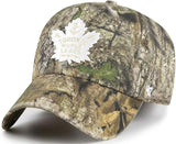 Men's Toronto Maple Leafs NHL Hockey RealTree APX '47 Clean Up Buckle Hat