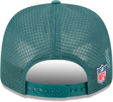 Philadelphia Eagles New Era 2025 Sideline 9SEVENTY Adjustable Trucker Hat - Green