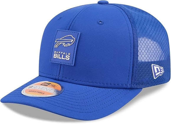 Buffalo Bills New Era 2025 Sideline 9SEVENTY Adjustable Trucker Hat - Royal