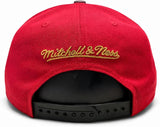 Men's Hockey Team Canada Mitchell & Ness 2026 Pro Crown Fit Adjustable Snapback Hat - Red/Black