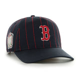 Men's Boston Red Sox '47 x Rawlings Pinstripe Hitch Adjustable Hat - Navy/Red