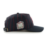Men's Boston Red Sox '47 x Rawlings Pinstripe Hitch Adjustable Hat - Navy/Red