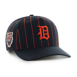 Men's Detroit Tigers '47 x Rawlings Pinstripe Hitch Adjustable Hat - Navy/Orange