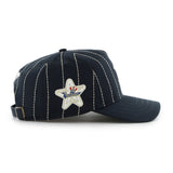 Men's New York Yankees '47 x Rawlings Pinstripe Hitch Adjustable Hat - Navy/White