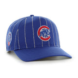 Men's Chicago Cubs '47 x Rawlings Pinstripe Hitch Adjustable Hat - Royal/White