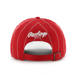 Men's Cincinnati Reds '47 x Rawlings Pinstripe Hitch Adjustable Hat - Red/White