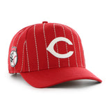 Men's Cincinnati Reds '47 x Rawlings Pinstripe Hitch Adjustable Hat - Red/White
