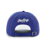 Men's New York Mets '47 x Rawlings Pinstripe Hitch Adjustable Hat - Royal/Orange