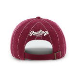 Men's Philadelphia Phillies '47 x Rawlings Pinstripe Hitch Adjustable Hat - Maroon/White