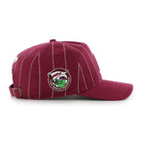 Men's Philadelphia Phillies '47 x Rawlings Pinstripe Hitch Adjustable Hat - Maroon/White