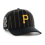 Men's Pittsburgh Pirates '47 x Rawlings Pinstripe Hitch Adjustable Hat - Black/Gold