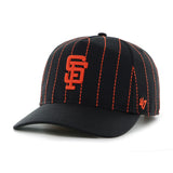 Men's San Francisco Giants '47 x Rawlings Pinstripe Hitch Adjustable Hat - Black/Orange