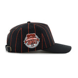 Men's San Francisco Giants '47 x Rawlings Pinstripe Hitch Adjustable Hat - Black/Orange