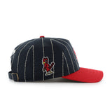 Men's St Louis Cardinals '47 x Rawlings Pinstripe Hitch Adjustable Hat - Black/Red