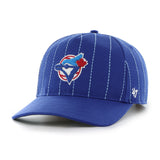Men's Toronto Blue Jays '47 x Rawlings Pinstripe Hitch Adjustable Hat - Royal/White