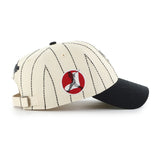 Men's Chicago White Sox '47 x Rawlings Pinstripe Clean Up Adjustable Hat - Natural/Black