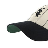 Men's Chicago White Sox '47 x Rawlings Pinstripe Clean Up Adjustable Hat - Natural/Black