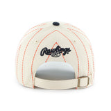 Men's Detroit Tigers '47 x Rawlings Pinstripe Clean Up Adjustable Hat - Natural/Navy