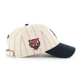 Men's Detroit Tigers '47 x Rawlings Pinstripe Clean Up Adjustable Hat - Natural/Navy