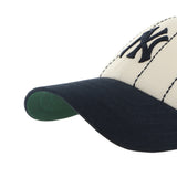 Men's New York Yankees '47 x Rawlings Pinstripe Clean Up Adjustable Hat - Natural/Navy