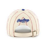 Men's Montreal Expos '47 x Rawlings Pinstripe Clean Up Adjustable Hat - Natural/Blue