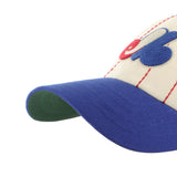 Men's Montreal Expos '47 x Rawlings Pinstripe Clean Up Adjustable Hat - Natural/Blue