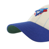 Men's Toronto Blue Jays '47 x Rawlings Pinstripe Clean Up Adjustable Hat - Natural/Blue
