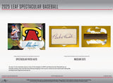2025 Leaf Spectacular Baseball Hobby Box 5 Cards Per Box
