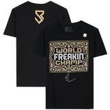 Seth "Freakin" Rollins WWE Autographed Fanatics Authentic World Freakin' Champion Framed T-Shirt