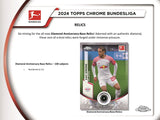 2023/24 Topps Chrome Bundesliga Soccer Hobby Box 20 Packs per Box, 4 Cards per Pack