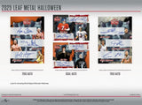 2025 Leaf Metal Halloween Hobby Box 3 Cards Per Box