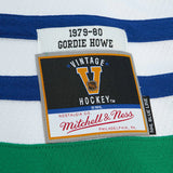 Men's Hartford Whalers Gordie Howe Mitchell & Ness Green 1979/80 Blue Line Player Jersey