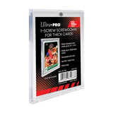 Ultra Pro 1 Screw Screwdown Recessed Thick Trading Card Holder Protector - 100 Pt.