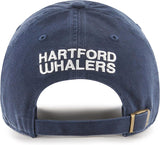 Men's Hartford Whalers Team Colour 47 Brand Clean Up Adjustable Buckle Cap Hat