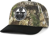 Men's Edmonton Oilers MLB Baseball RealTree APX '47 Hitch Snapback Hat