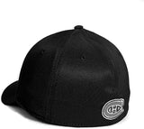 Men's American Needle NHL Montreal Canadiens Platinum E-Boss Stretch Fit Hat - Black