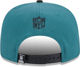 Men's New Era Green/Black Philadelphia Eagles 2024 Inspire Change A-Frame 9FIFTY Snapback Hat