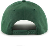 Men's 47 NCAA Michigan State Spartans Break Wood Suede Hitch Adjustable Snapback Hat - Green