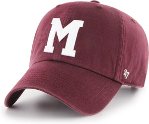 Men's Montreal Maroons Team Colour 47 Brand Clean Up Adjustable Buckle Cap Hat